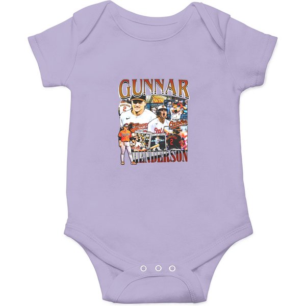 Vintage 90S Graphic Style Gunnar Henderson Onesies-image