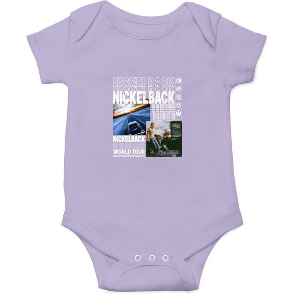 Nickelback Music Onesies, Vintage Get Rollin' Tour 2023 Album Onesies, All The Right Reasons Onesies-image