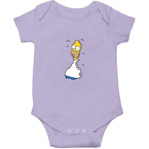 Homer In Hedges Homer In Hedges Onesies-image