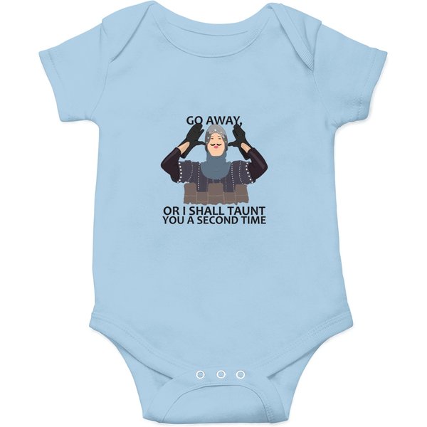Monty Python French Knight Go Away Onesies-image