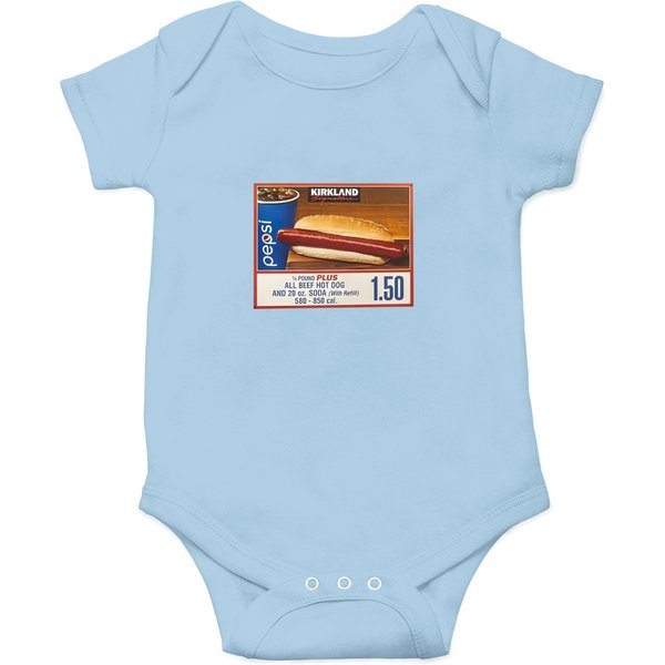 Costco Hot Dog Unisex Onesies
