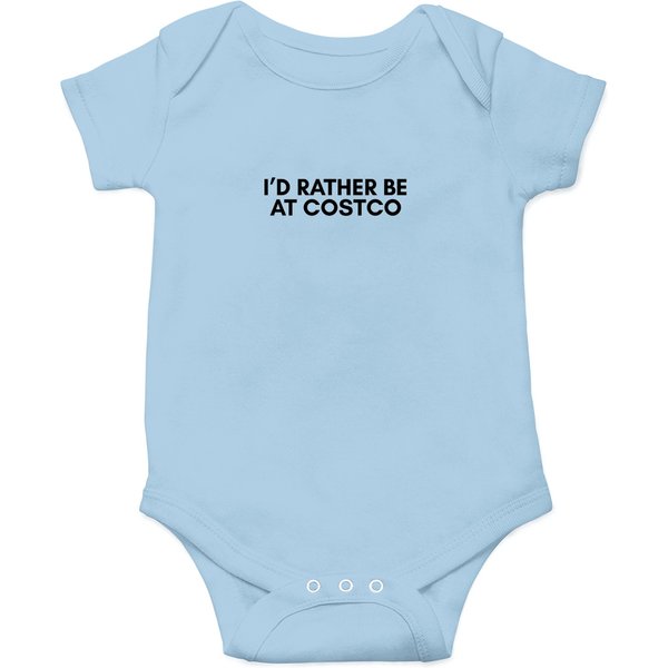 I'd Rather Be At Costco Onesies, Funny Onesies, Costco Onesies-image
