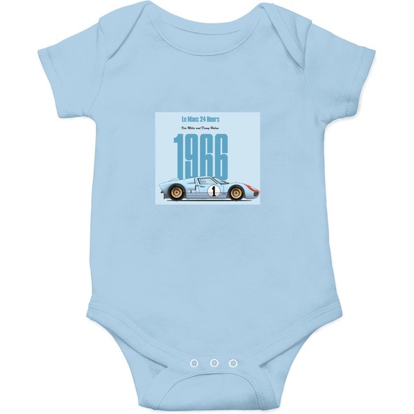 Gt40 Ken Miles 196646 Onesies-image