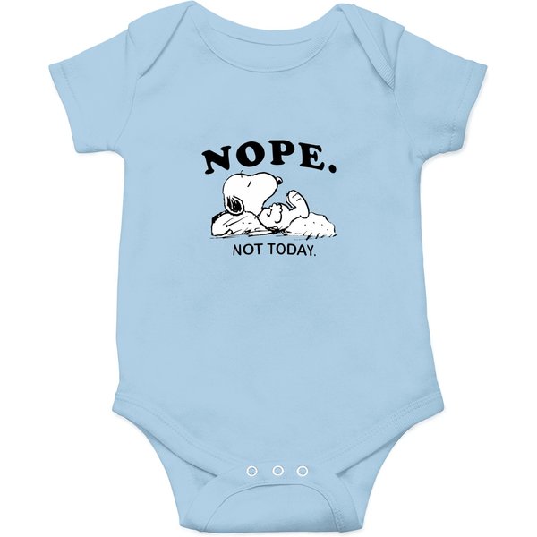 Snoopy Nope Not Today Onesies-image