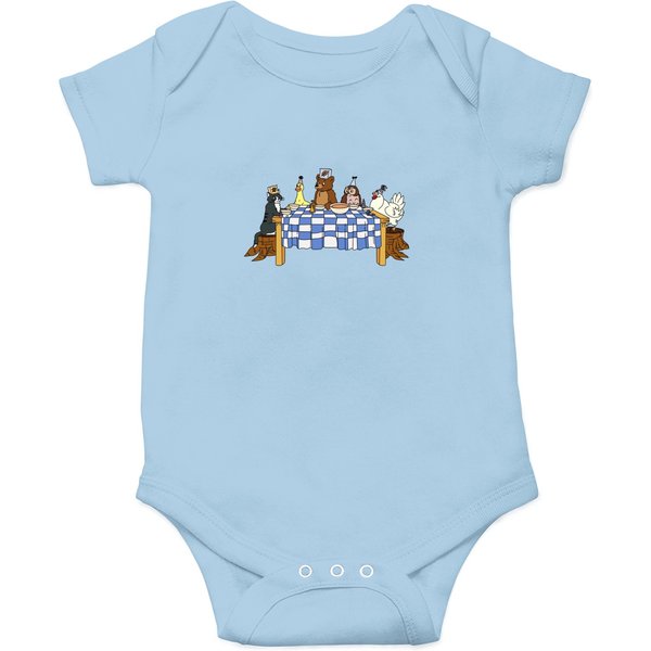 Little Bear And Friends Picnic Fan Art Active Onesies-image