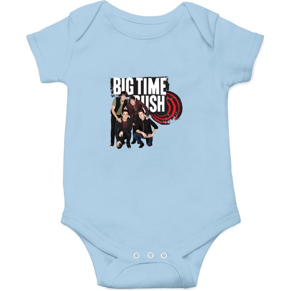 Big Time Rush Logo And Members Onesies-image