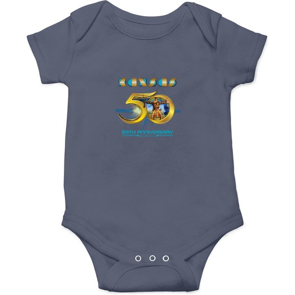 Kansas Band 50Th Anniversary Onesies Onesies-image