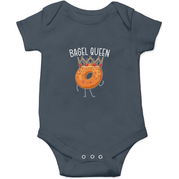 Bagel Queen Foodie Bread Lover Bakery Food Jewish Onesies