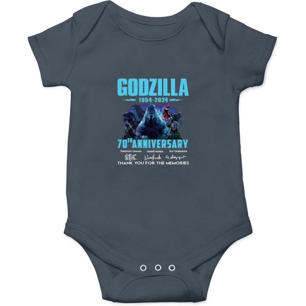 God Zilla 1954-2024 70th Anniversary Thank You Onesies