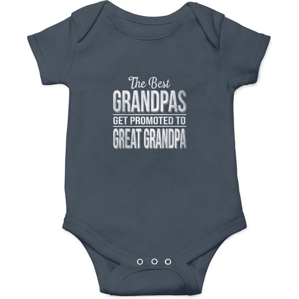 The Only Best Grandpas Get Promoted To Great Grandpa Onesies