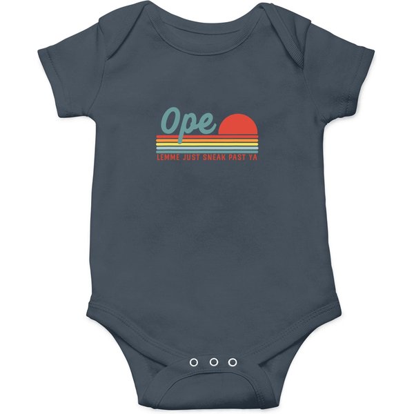 Men Funny Midwest Gift, Ope Just Gonna Sneak Right Onesies-image
