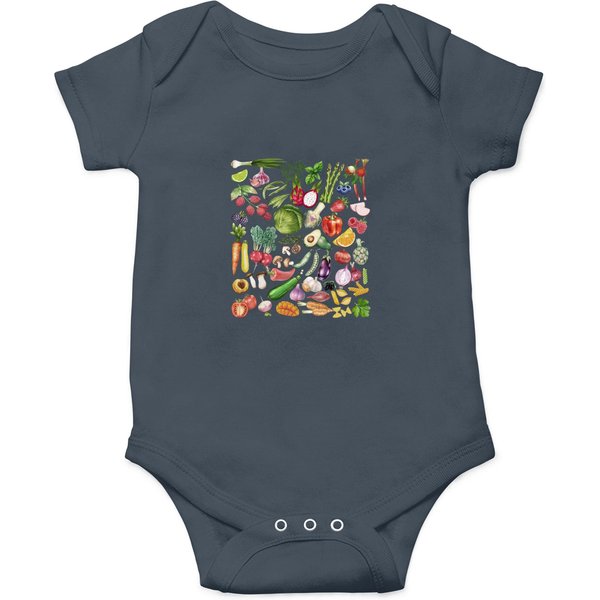 Vegetable Print Onesies - Cute Infant Clothing