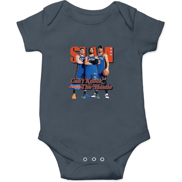 Orange Knicks Stars Trio - Jalen Brunson, Josh Hart Onesies
