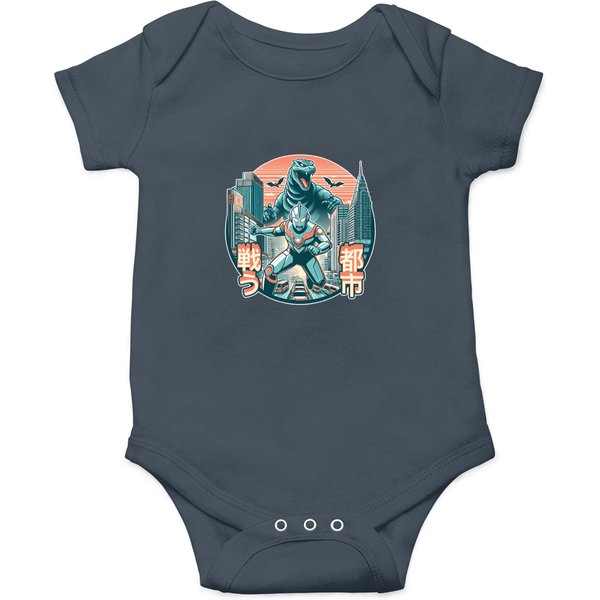 Ultraman Vs Godzillá - Warzone 6 Onesies Onesies-image