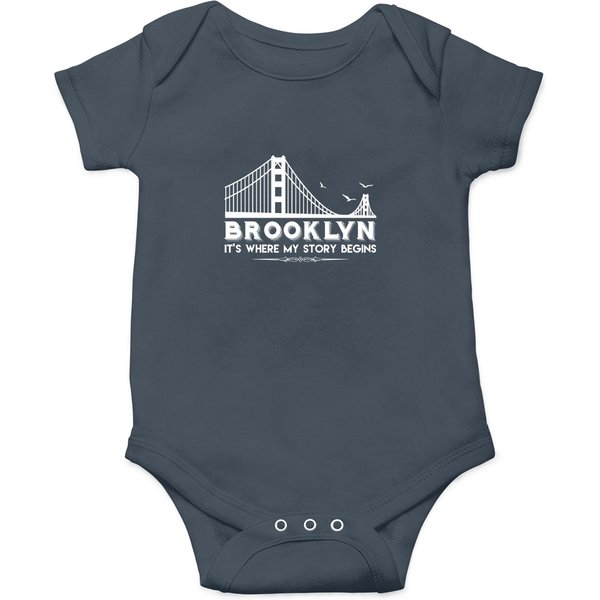 Brooklyn Where My Story Begins Onesies-image