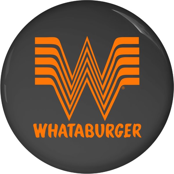 Whataburger Restaurant Logo Pin Buttons-image