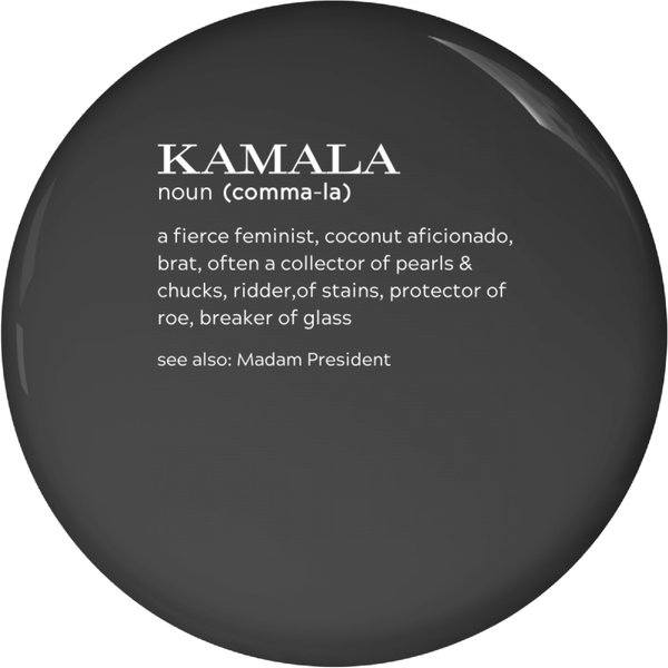 Kamala Harris 2024 Election Pin Buttons - Coconut Tree Pin Buttons - Kamala Rally-image