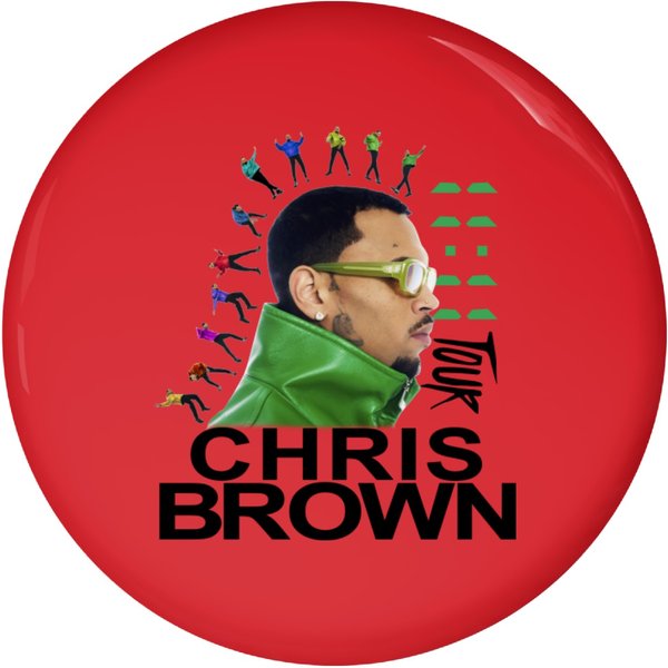 Chris Brown "11:11" Tour Pin Buttons-image