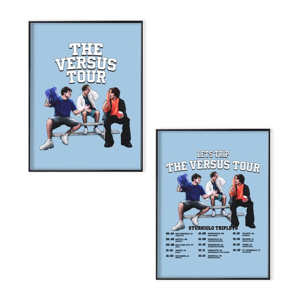 Sturniolo Triplets Iconic Hoosie, The Versus Tour 2023 Concert Poster Set, Gift For Fan-image
