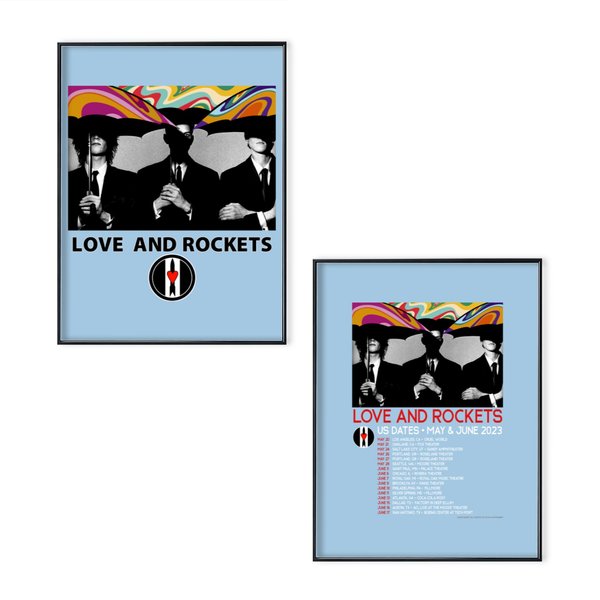 Love And Rockets North American Tour 2023 Poster Set, Love And Rockets Poster Set-image