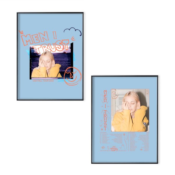 Men I Trust Us Tour 2023 Poster Set-image