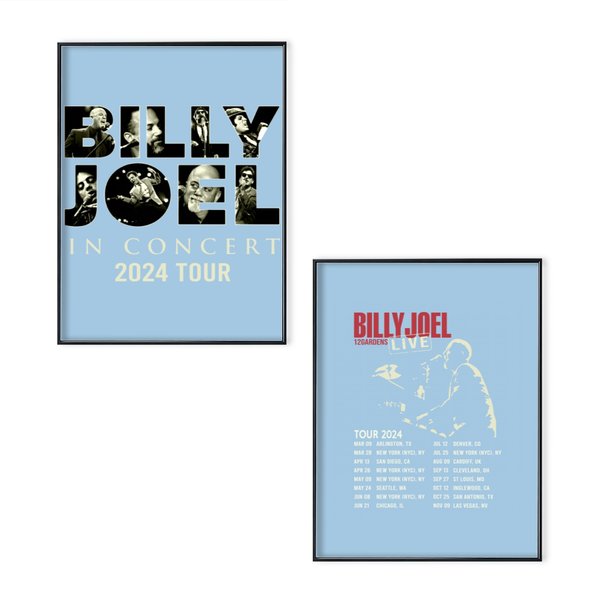 Billy Joel Music Tour 2024 Poster Set-image