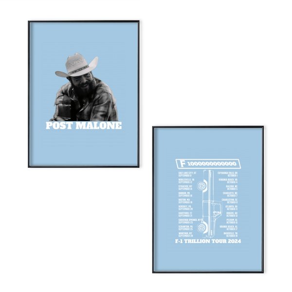 F 1 Trillion - Posty - Country Song Poster Set - 2024 Tour-image
