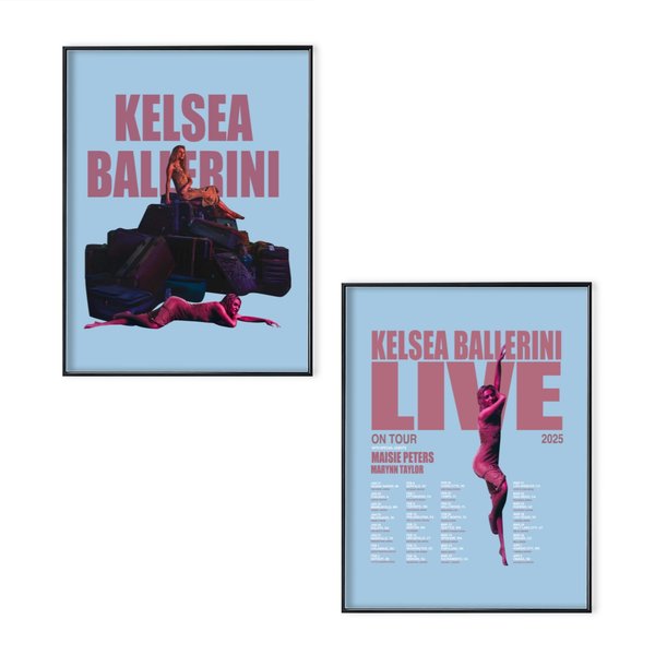 New Kelsea Ballerini 2025 Tour Gift For Fans Unisex Poster Set-image