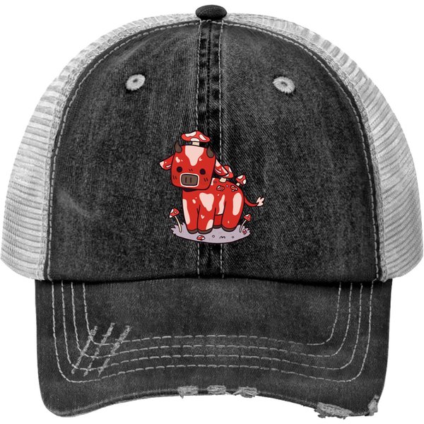 Little Mooshroom Premium Print Trucker Hats-image