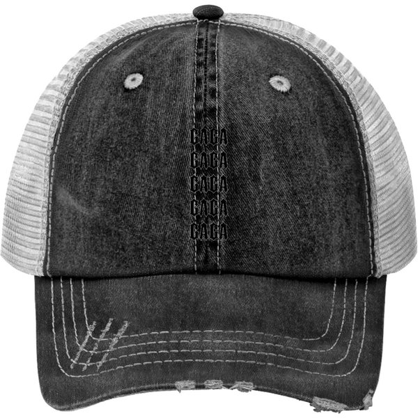 Gaga (Black)Sisters Apparel Inspired Premium Print Trucker Hats-image