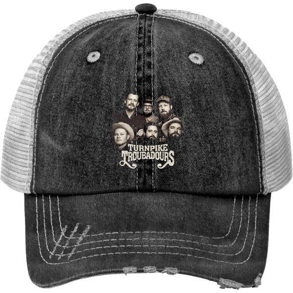 Turnpike Troubadours (6) Print Trucker Hats-image