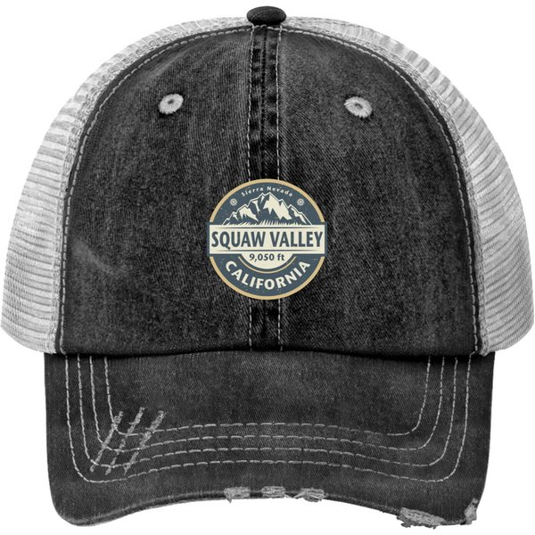 Squaw Valley-California-(2) Print Trucker Hats-image