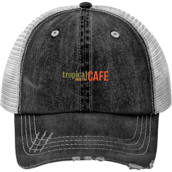 Tropical Smoothie Cafe Restaurant Print Trucker Hats-image
