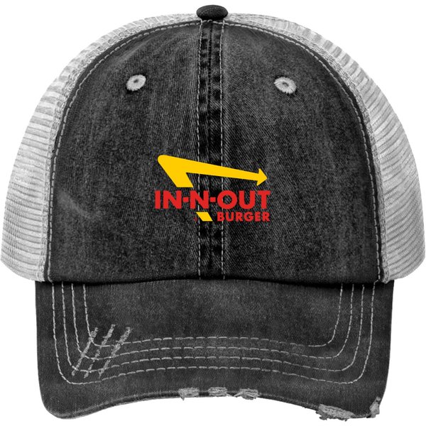 In-N_Out Burger Restaurant Logo Print Trucker Hats-image