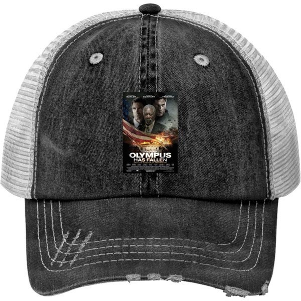 Olympus Has Fallen Print Trucker Hats-image