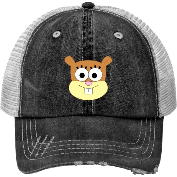 Sandy Cheeks Without Helmet Print Trucker Hats-image
