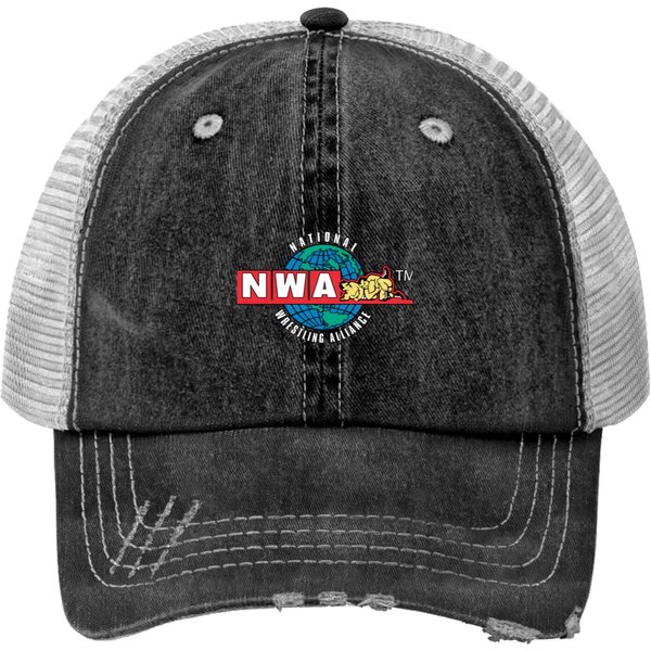 Nwa - National Wrestling Alliance Print Trucker Hats-image