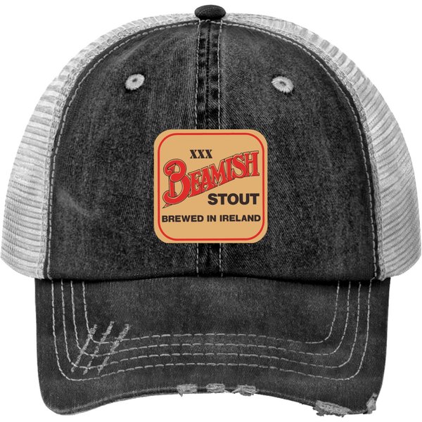 Beamish Irish Stout Print Trucker Hats-image