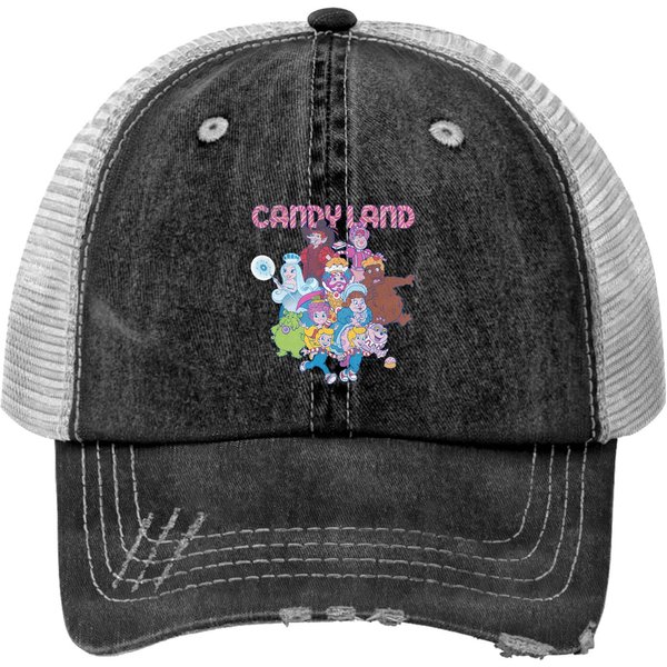 Candy Land Group Shot Logo T Print Trucker Hats-image