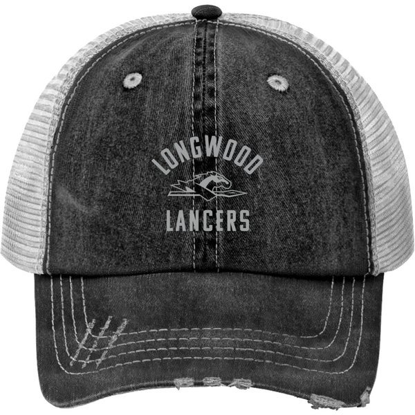 Longwood University Lancers Large One Color Print Trucker Hats-image