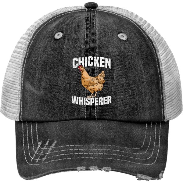 Chicken Whisperer T Print Trucker Hats-image