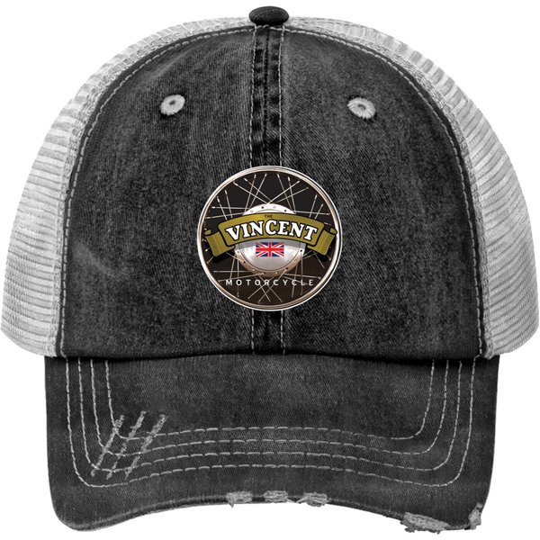 The Vincent Motorcycle - Vincent Motorcycles - Print Trucker Hats-image