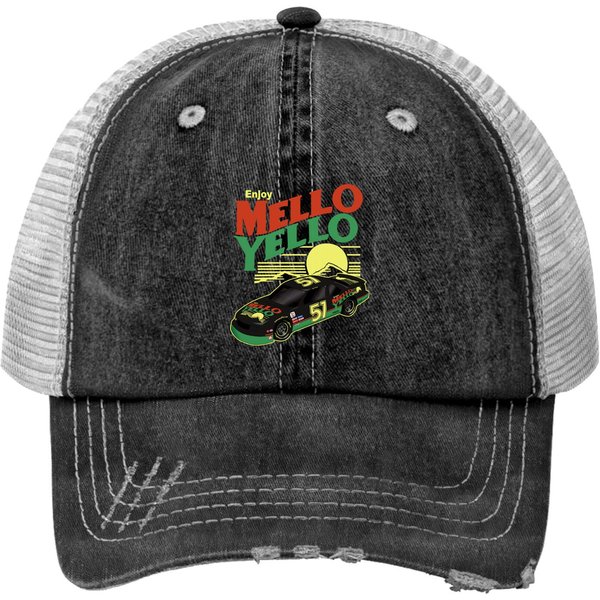 Cole Trickle Mello Yello Car - Days Of Thunder - Print Trucker Hat