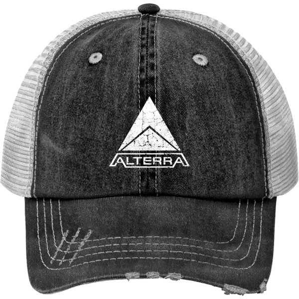 Alterra Subnautica White Logo - Subnautica - Print Trucker Hat-image