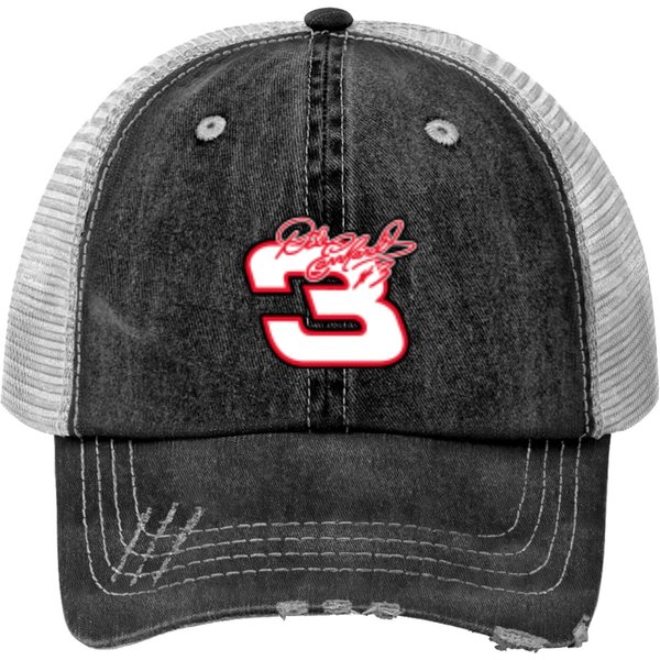 Vintage Dale Earnhardt Print Trucker Hat-image
