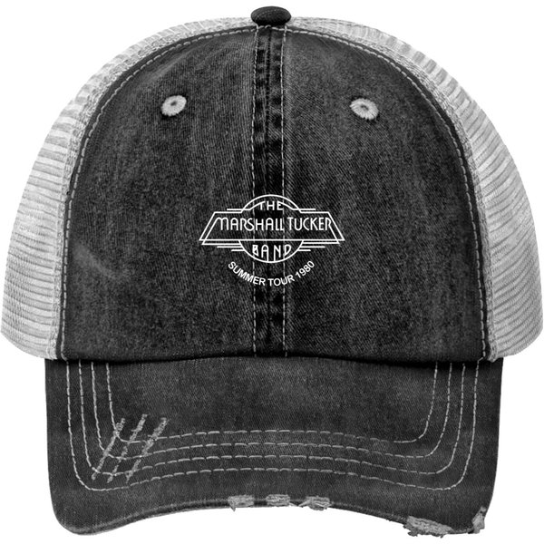 The Marshall Tucker Band Print Trucker Hats Rock Band America Music Tour 1980 Vintage Print Trucker Hats-image