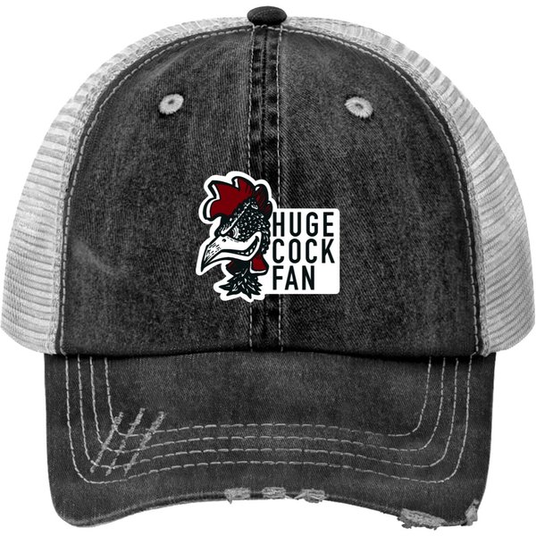 Huge Gamecock Fan Print Trucker Hats-image