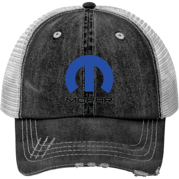 Mopar Logo Print Trucker Hats-image