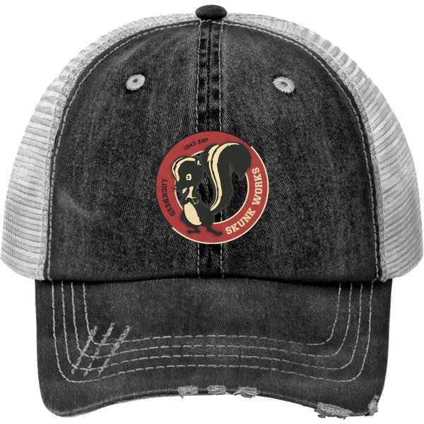Skunk Works Adp 1943 Lockheed Classic Print Trucker Hats-image