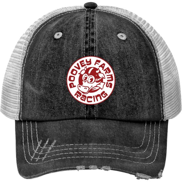 Poovey Farms Racing Print Trucker Hats-image